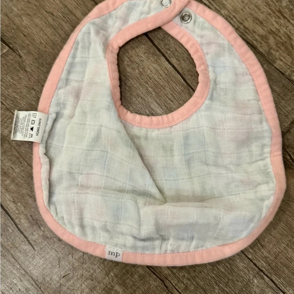 Mud Pie Baby‎ Girl Floral Bib Set (3 Pack) Velcro Closure